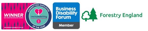 Forestry England Includability winners logo