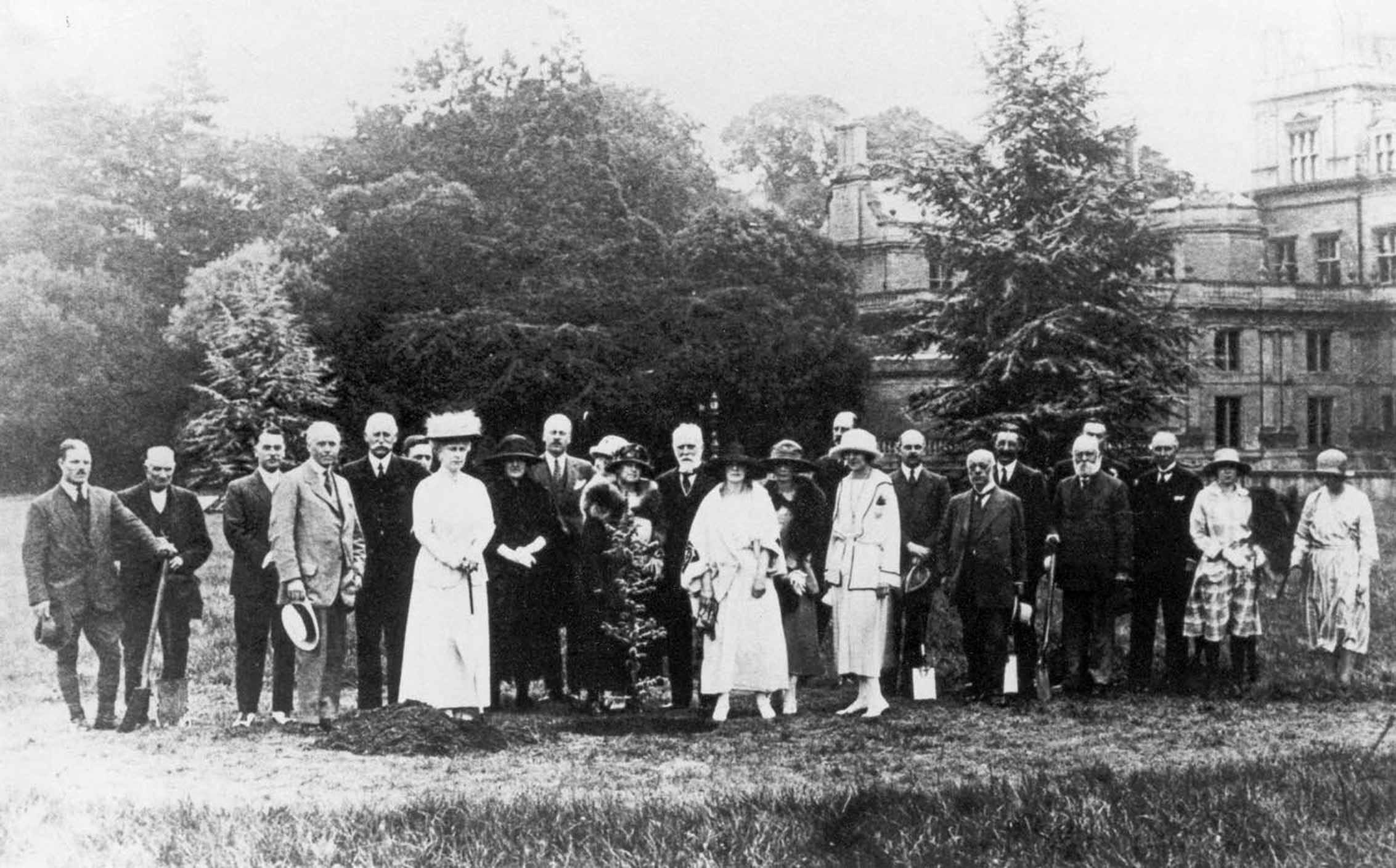 Queen Mary planting at Westonbirt history Queen Mary planting at Westonbirt