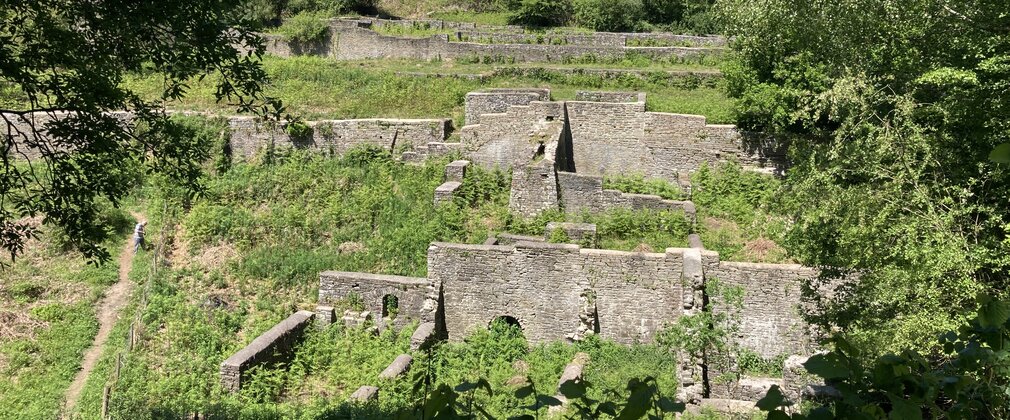 A view of Darkhill Ironworks