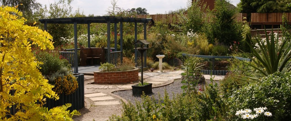 Sensory garden at Rosliston 