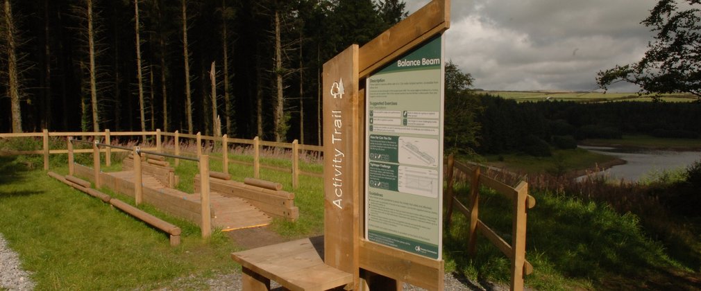 Wistlandpoundall-ability activity trail view over reservoir