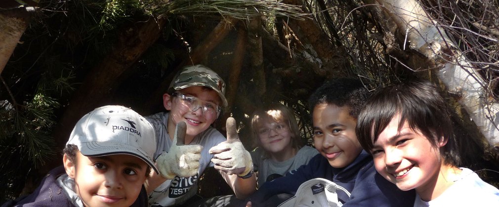 Den building at Sherwood