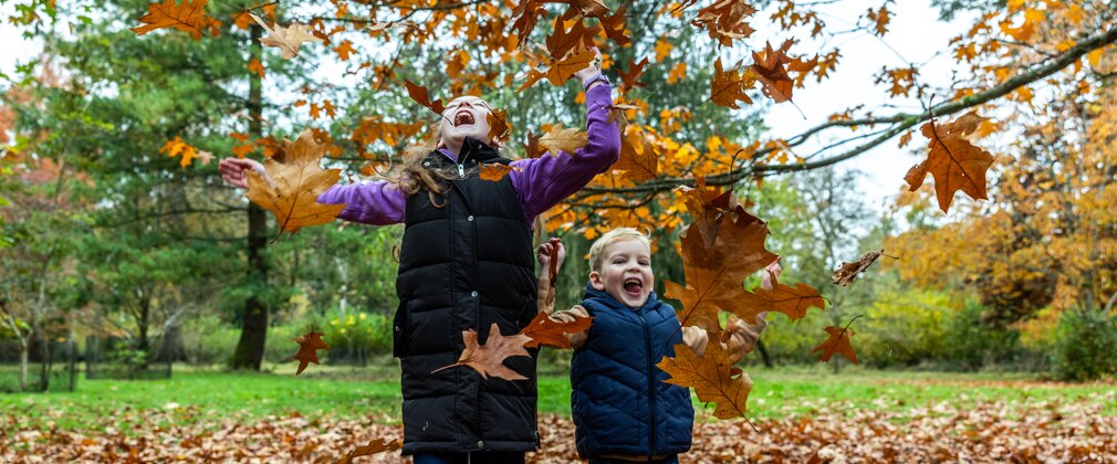 Boy and Girl in forest