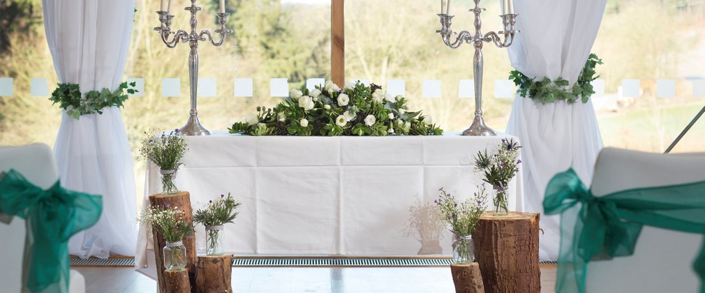 Dalby weddings table view
