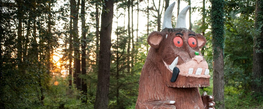 Giant Gruffalo Sculpture in the Forest 