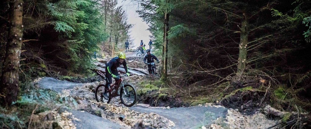 Mountain biking in Hamsterley Forest