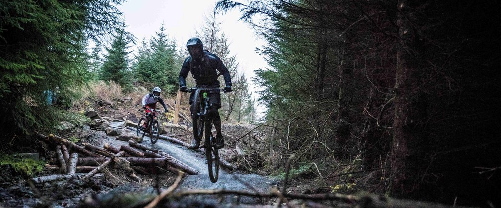 Mountain biker in Hamsterley Forest