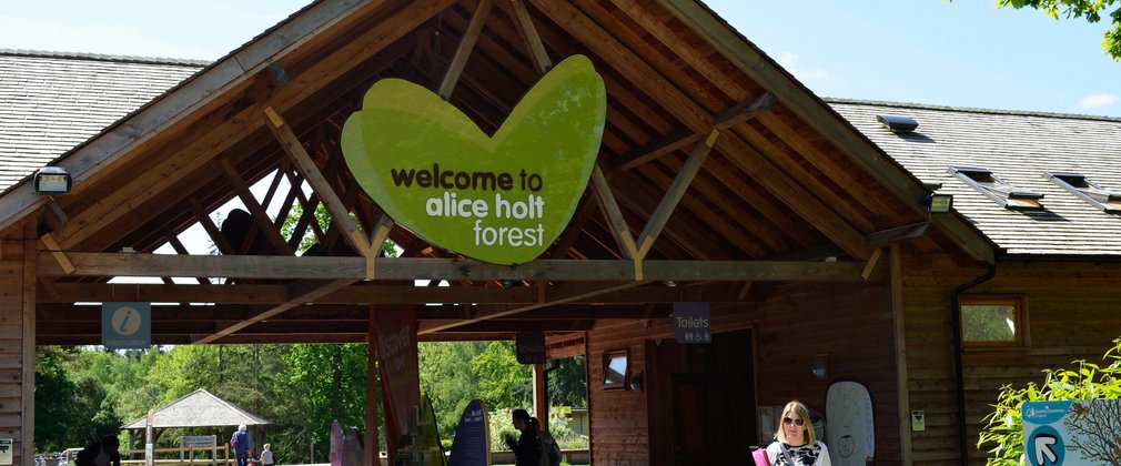 Welcome Building at Alice Holt Forest in Farnham Surrey