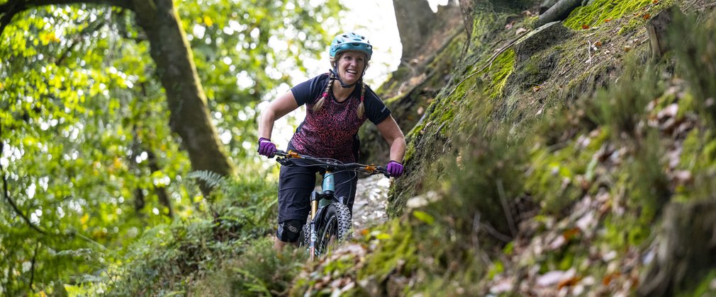 Bodmin Beast cycle trail at Cardinham Woods