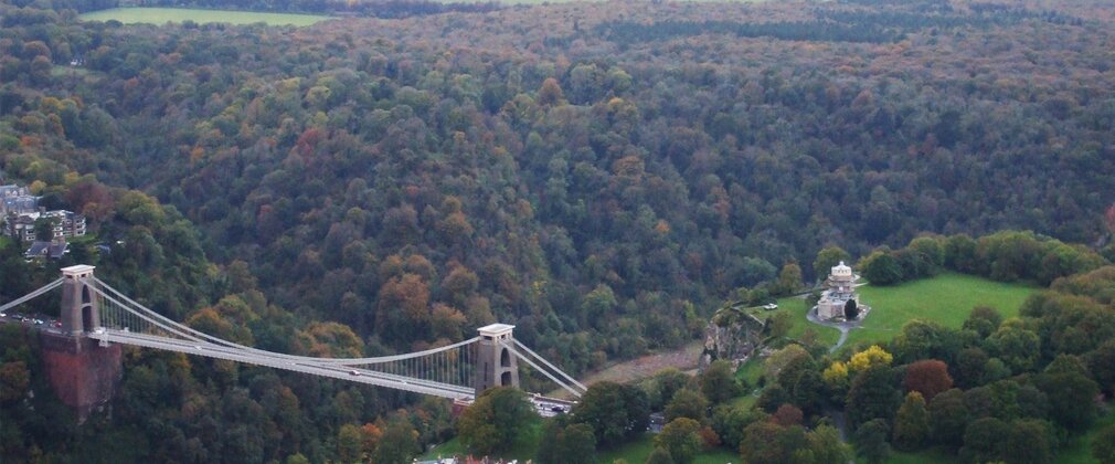 Bristol suspension bridge and Leigh woods
