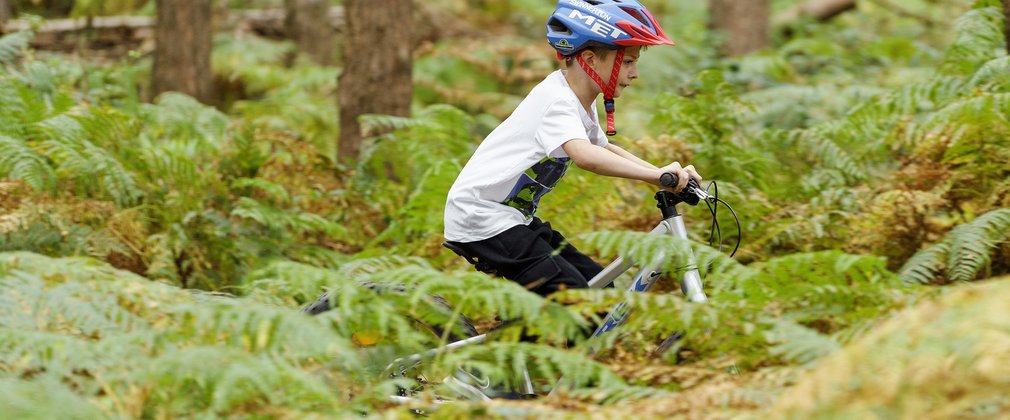 Child on bike