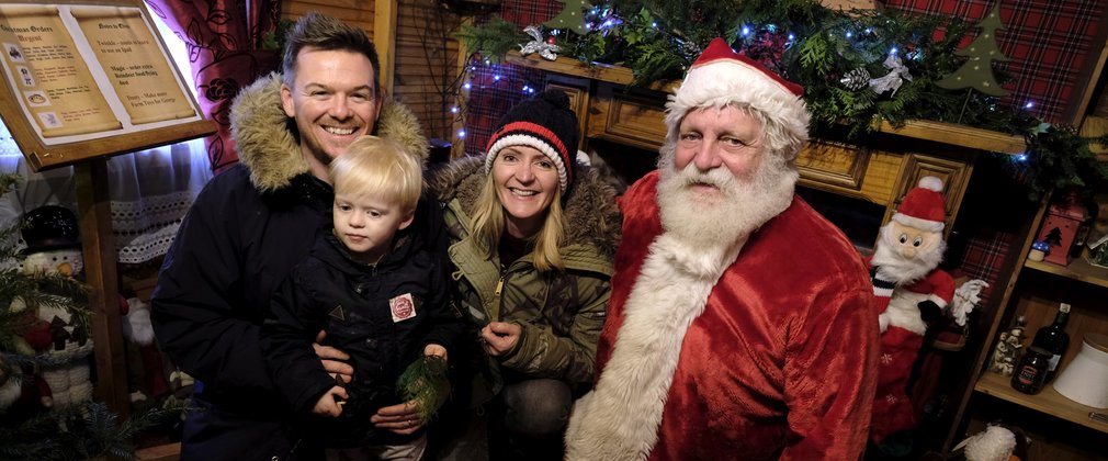 Family with Santa Grotto Cannock