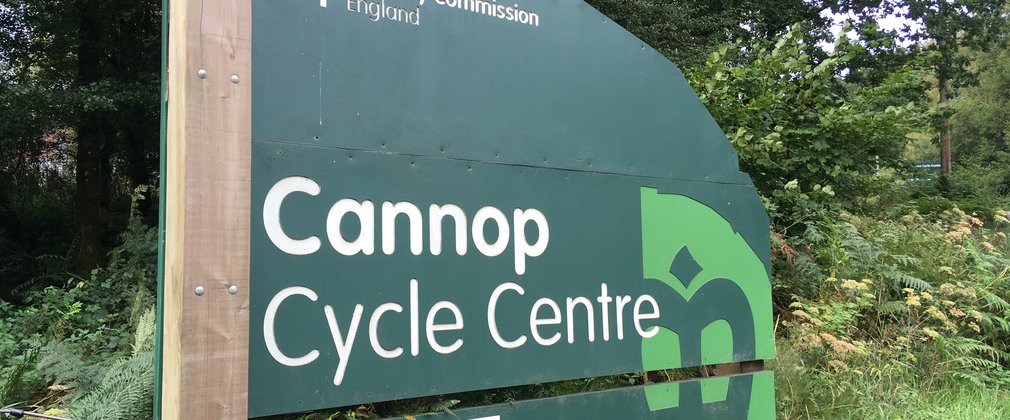 Cannop Cycle Centre sign