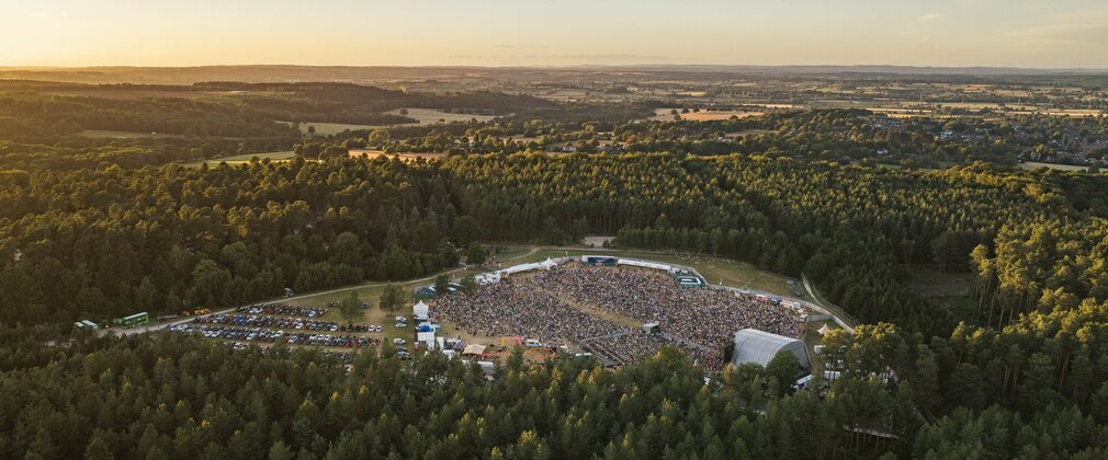 Forest Live at Cannock Chase Forest from above