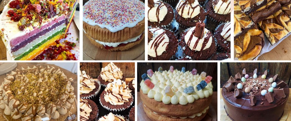 Selection of cakes