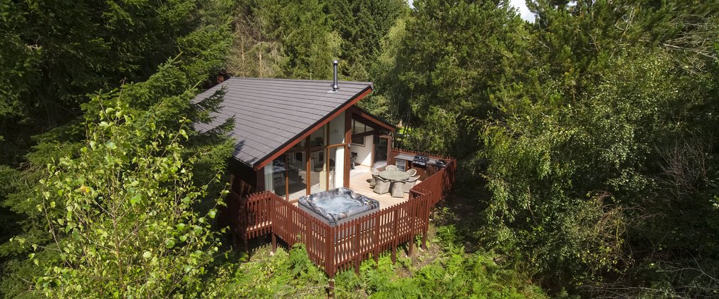 A Forest Holidays Lodge at Delamere Forest