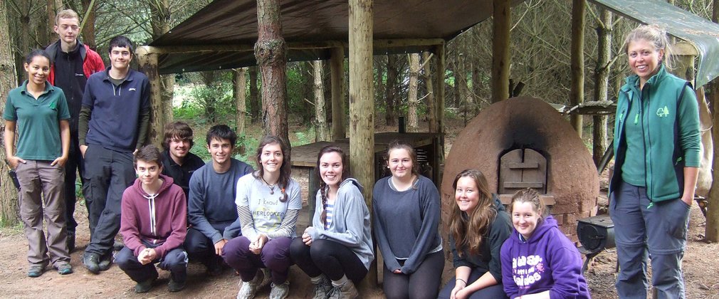 Duke of Edinburgh group at Sherwood Pines