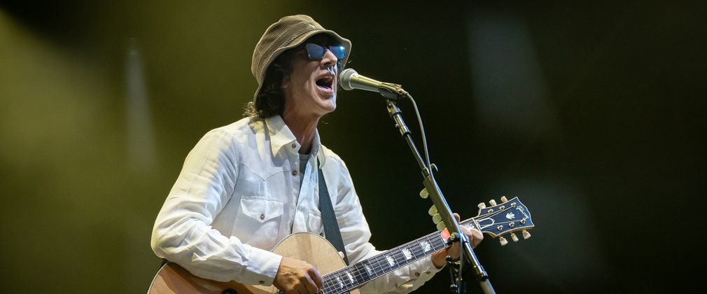 Richard Ashcroft performing at Delamere Forest