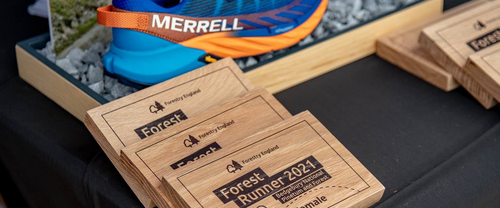 Forest Runner prizes with Merrell shoes