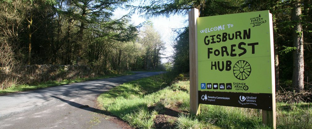 Gisburn Forest entrance