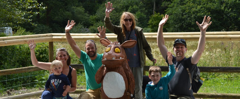 Gruffalo's child at Cardinham Woods