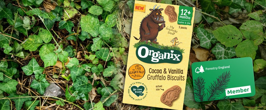 Gruffalo Organix biscuits box