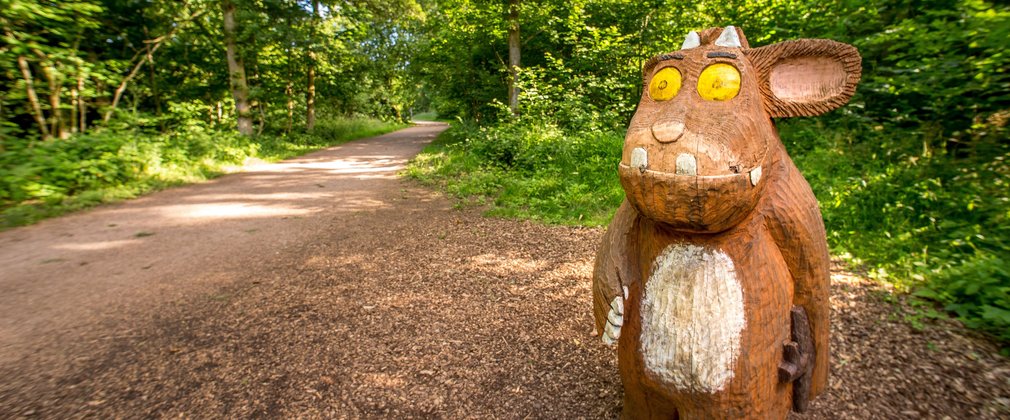 Gruffalo's Child Sculpture in the Forest