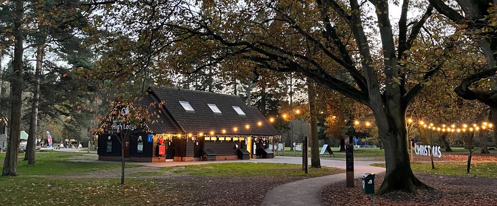 High Lodge at Christmas