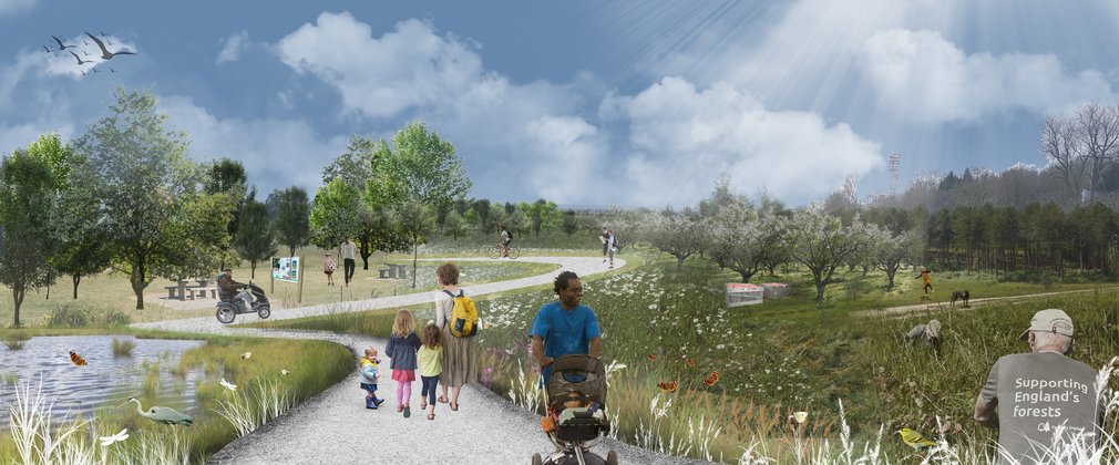 Artist impression of Hole Farm