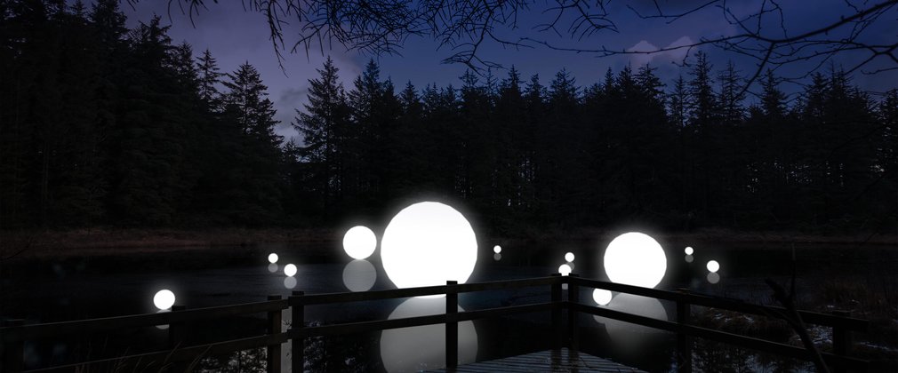Intrastellar 2020 by Steve Messam commissioned by Forestry England