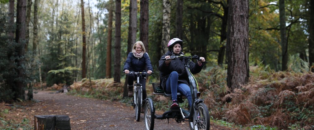 Inclusive cycling at Alice Holt Forest