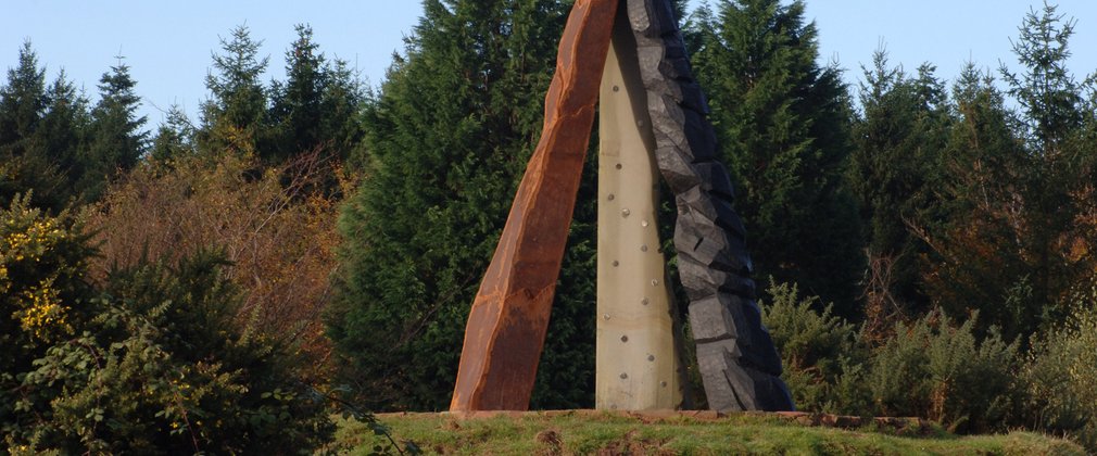 The Roll of Honour Sculpture at New Fancy, Forest of Dean 
