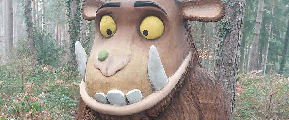 Gruffalo sculpture at Alice Holt Forest 2023