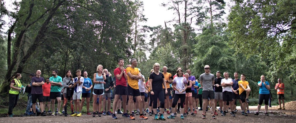 Mallards Pike parkrun startline