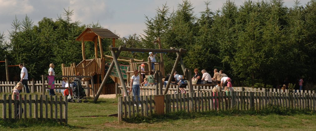 Adventure play area at Rosliston Forest, The National Forest