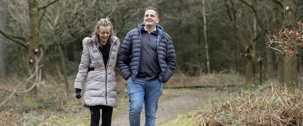 Couple Walking Sherwood Pines