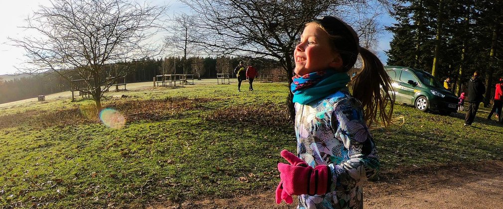 junior parkrun solo runner