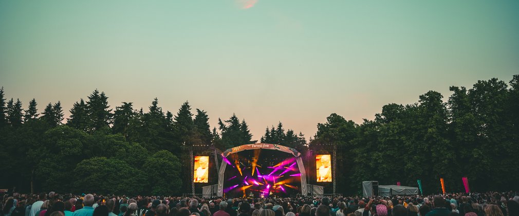 Forest Live stage at Thetford Forest