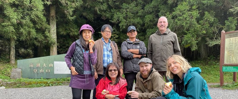 Westonbirt tree conservation team with overseas partners