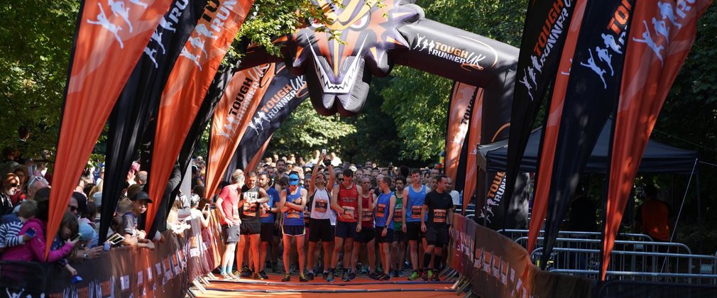 Tough runner race start