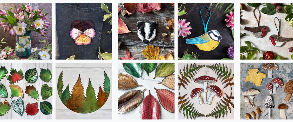 Several images of art work from Ashleigh Proud and Fatpoppycat