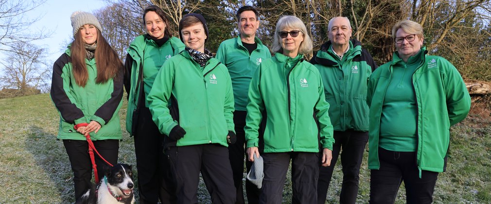 A group photo of the New Forest Ranger team