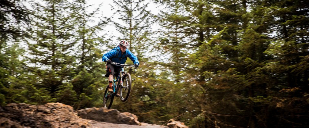 Mountain biker j Hamsterley Forest
