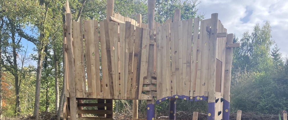 Fineshade accessible play - build work in progress