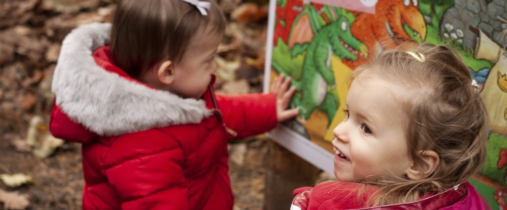 Children on Zog Trail