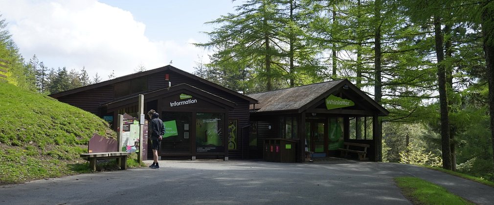 Front of Whinlatter visitor centre and information point