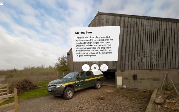 Screenshot of Google Expeditions app