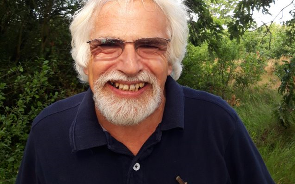 White-trailed eagle project volunteer Jim Baldwin