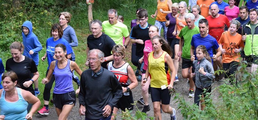 Running Event Generic Off-road running event in the Forest