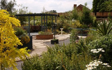 Sensory garden at Rosliston 